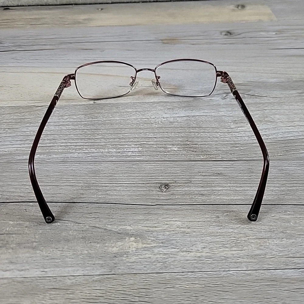 Coach Eyeglasses FRAMES ONLY‎ Womens Red Gertie 242 Bordeaux 53-16-135